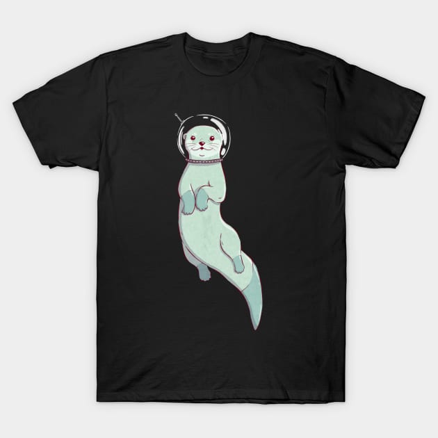 Otter Space T-Shirt by Melissa Jan